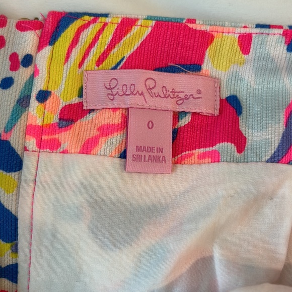 Lilly Pulitzer size 0 pink skort with pockets - Picture 4 of 4